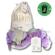 Doodoo lámpás maci lila + tartalék plüss a csomagban