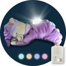 Doodoo lámpás maci lila baba altató játék