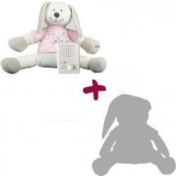    Doodoo Love Nyuszi + tartalék plüss a csomagban baba altató játék