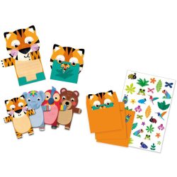   Parti játék -Meghívókártyák - Wild animals invitation cards