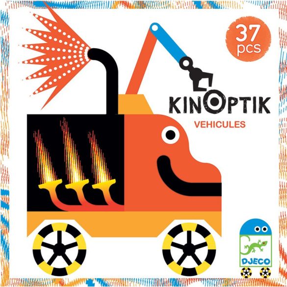 Optikai puzzle - Kinoptik Véhicles - 38 db-os
