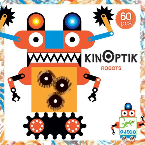 Optikai puzzle - Robotok - Kinoptik Robots - 58 db-os