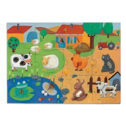 Óriás puzzle - Tanya - Tactile farm puzzle