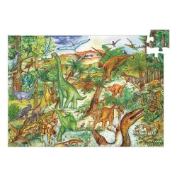 Megfigyeltető puzzle - Dinoszauruszok 100 db-os 