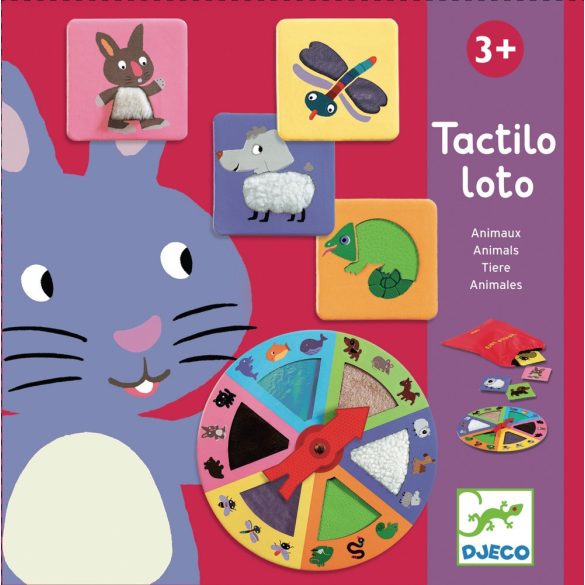 Társasjáték - Tapintgató - Tactilo lotto, animals
