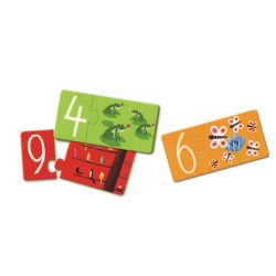 Párosító puzzle - Számok - Numbers