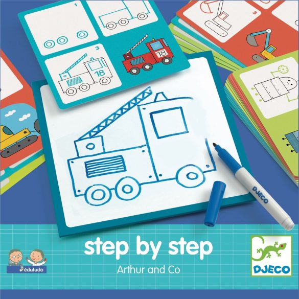 Rajzolás lépésről lépésre - Járművek - Step by step Arthur and Co