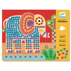   Mozaikkép készítés - Elefánt és csiga - Elephant & snail