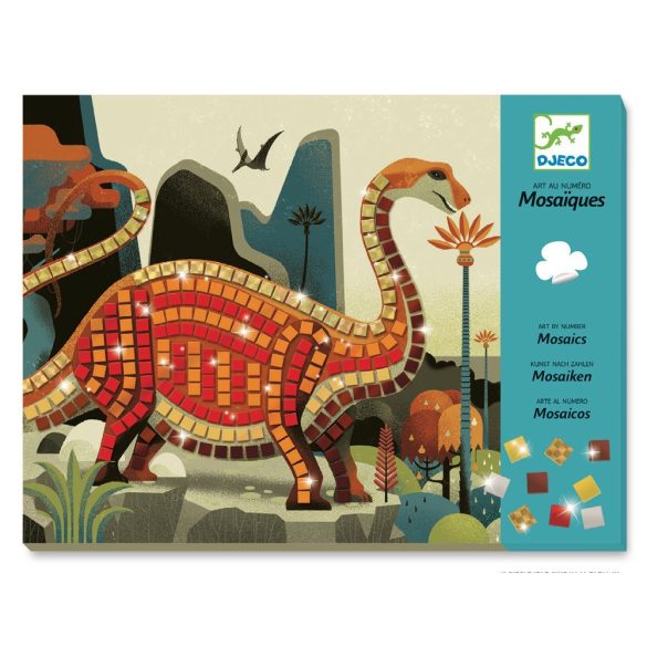 Mozaikkép készítés - Dínók -Dinosaurs