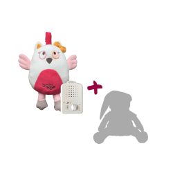   Doodoo bagoly + tartalék plüss a csomagban baba altató játék
